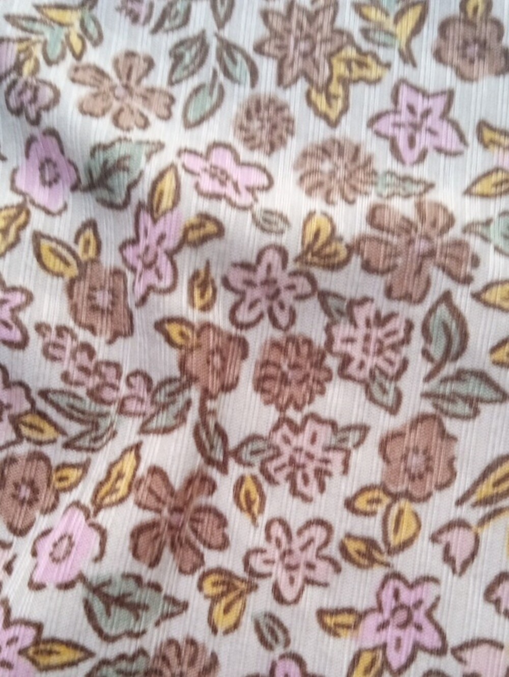 btween Pink and Green Floral Kids Leggings - Picture 3 of 4
